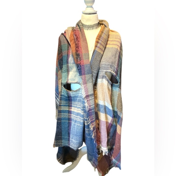Source Unknown Jackets & Blazers - Multicolor Plaid Women's Wrap - OS